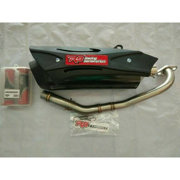 Knalpot Kenalpot Racing R9 Resing Recing Misano Original Sparepart Variasi Motor Yamaha Lexi