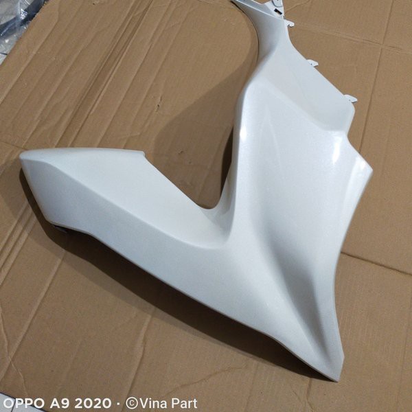 cover front side L sayap kap samping kiri pcx 150 new lokal K97 putih non original