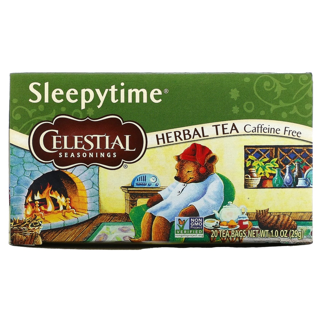 

Sleepytime Celestial Seasonings Herbal Tea Caffeine Free 20 x 1,45 Gr