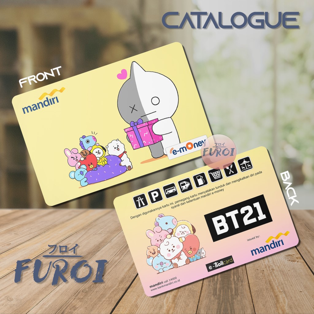 Custom Flazz BCA | Custom Emoney Mandiri | BT21 | Van's Present