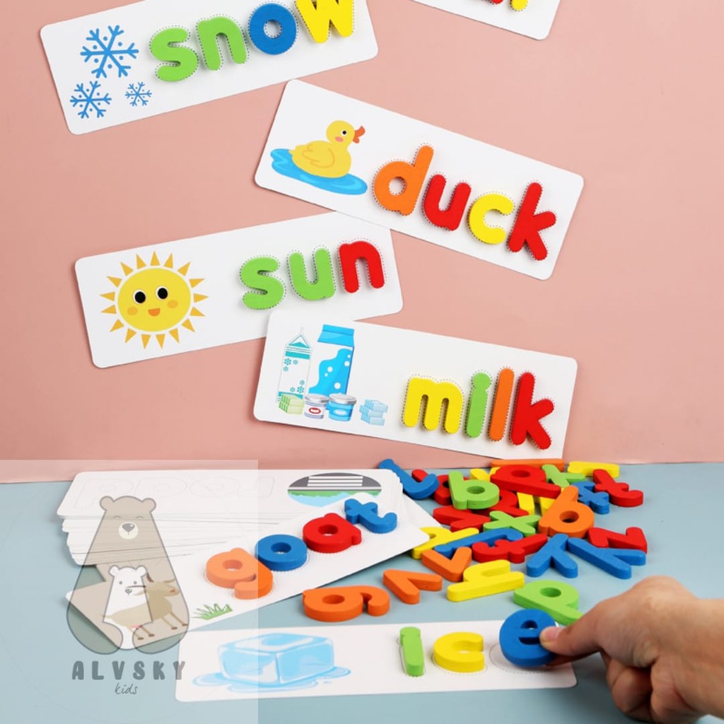 MAINAN EDUKASI SPELLING WORD GAME / MAINAN EDUKASI MENGEJA KATA