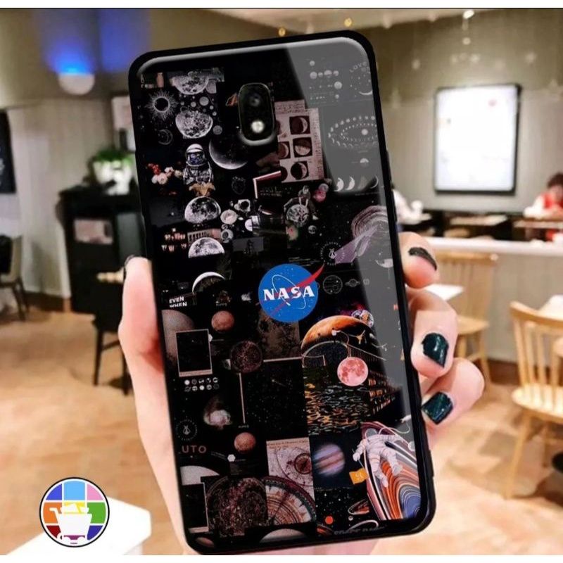 Ax Case Custom Samsung J4 2018 dan Samsung J7 Plus Fashion AesThetic Nasa Space Astronot Series Bula