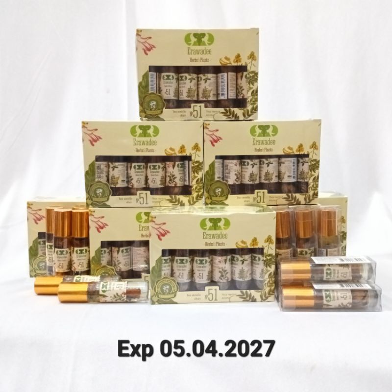 Jual Erawadee 51 / Minyak Angin Roll on Erawadee No. 51 / Inhalasi Ya ...