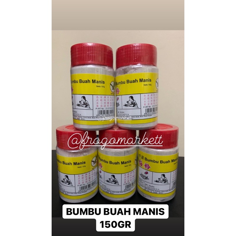 Garam (Bumbu) Buah Pedas / Manis 150gr