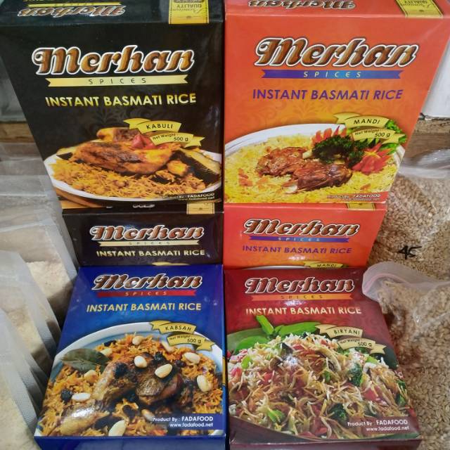 

MERHAN instant basmati rice 500gm mandi kabuli kabsah biryani