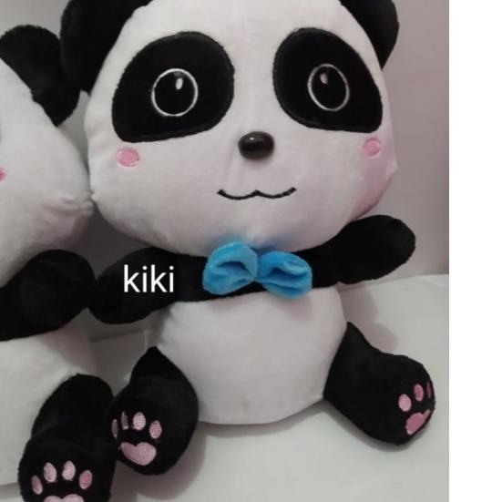 ➸ Baby Bus Panda, Baby Bus PAnda, Boneka Baby Bus Panda duduk, Ukuran L ✰