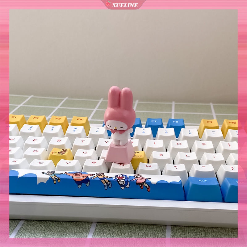 Keycap Tombol keyboard Mekanikal Pbt stereo Motif Kartun My Melody R4 ESC