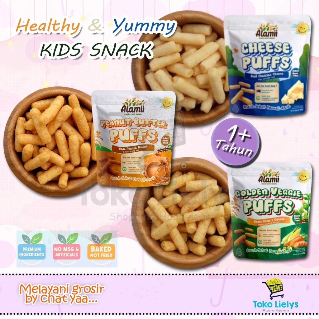 ALAMII PUFFS SNACK ANAK / CEMILAN BAYI / ALAMII PUFF