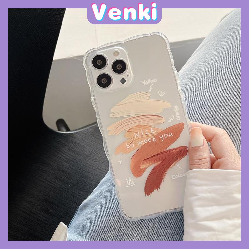 iPhone Case Silicone Soft Case Clear Case Wave Non-Slip Shockproof Camera Full Coverage Protection Paint Art For iPhone 13 Pro Max iPhone 12 Pro Max iPhone 11 iPhone 7 Plus
