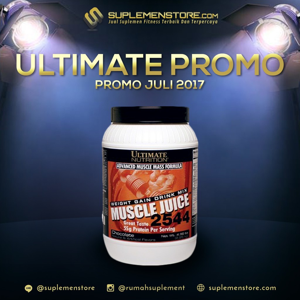 PROMO Ultimate Nutrition Muscle Juice 2544 size 4.96Lbs
