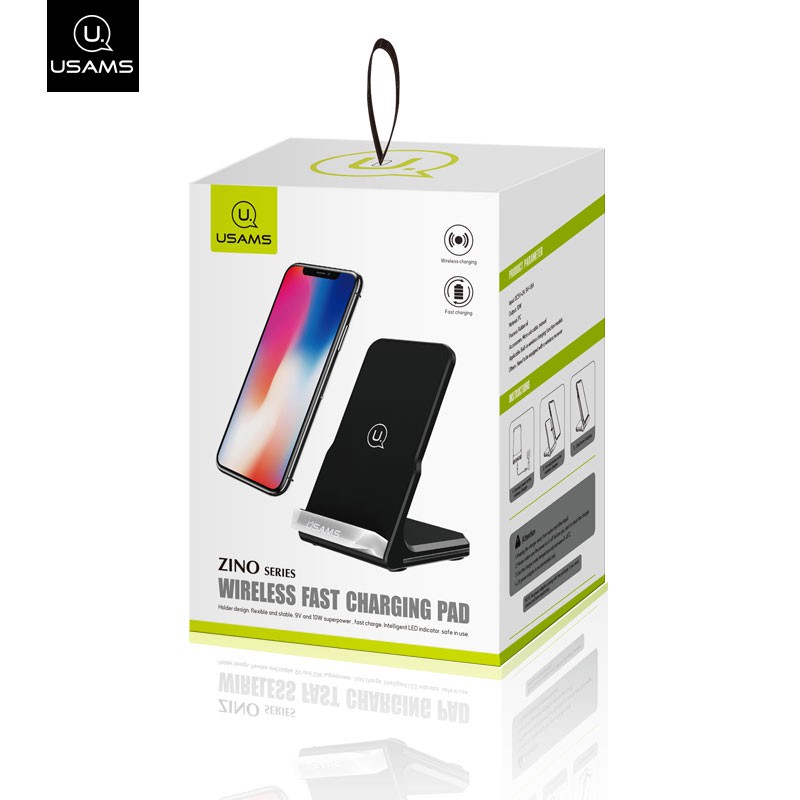 Wireless Fast Charging USAMS Wireless Fast Charging Pad Zino Series Original