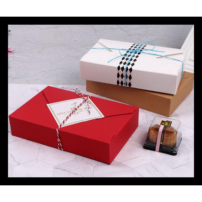 

BOX KOTAK KADO HADIAH IMLEK NATAL VALENTINE MERAH RED - PUTIH BERKUALITAS