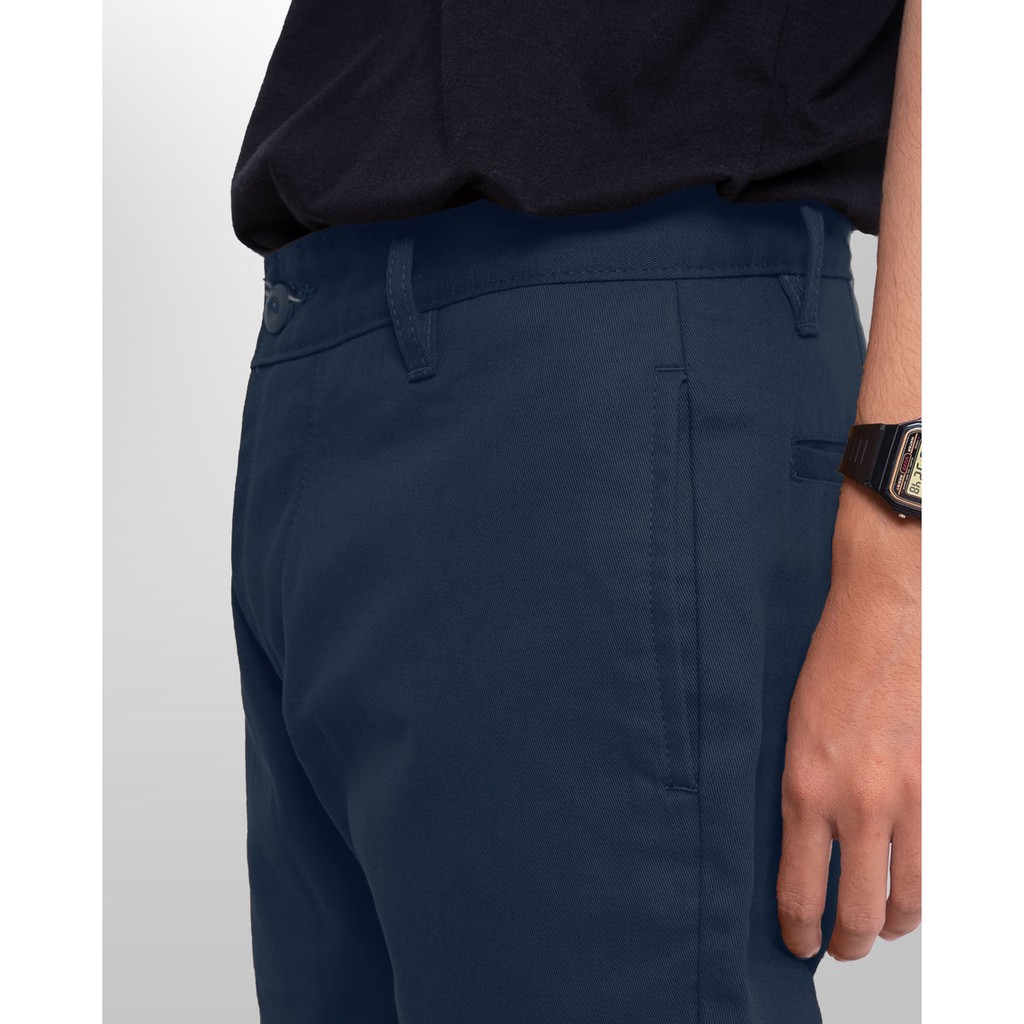 Morgen Slim Straight Chino Pants - Navy