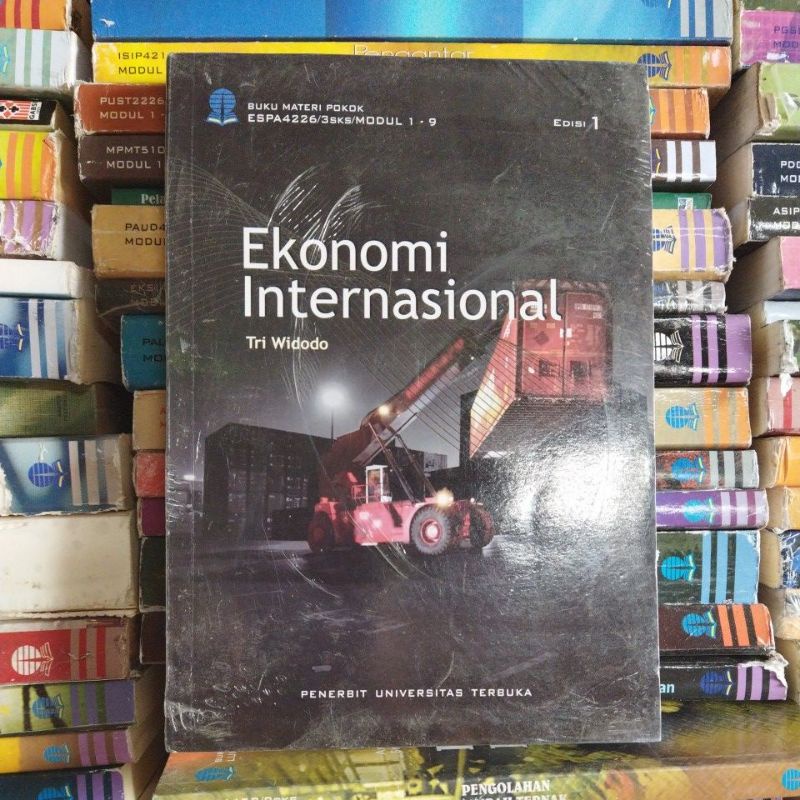 Jual Buku Materi Pokok Ekonomi Internasional UT. Buku Universitas ...