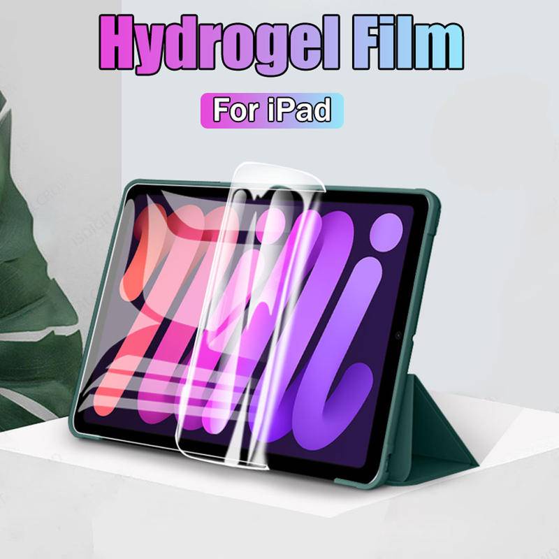 Film Pelindung Layar Depan Hydrogel Untuk iPad 9 8 7 Air 5 4 Pro 11 12.9 9.7 10.2 2018 2021 2020 mini 2 3 4 5 6