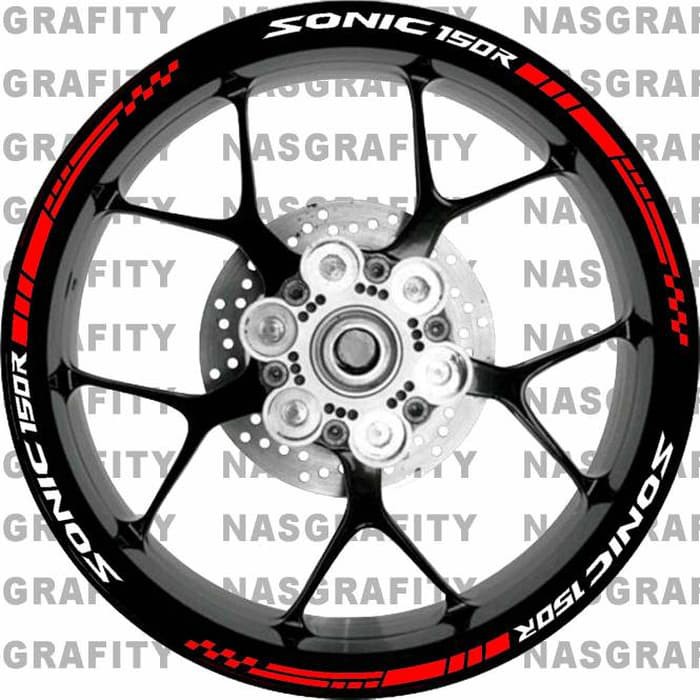 sticler velg racing honda sonic 150
