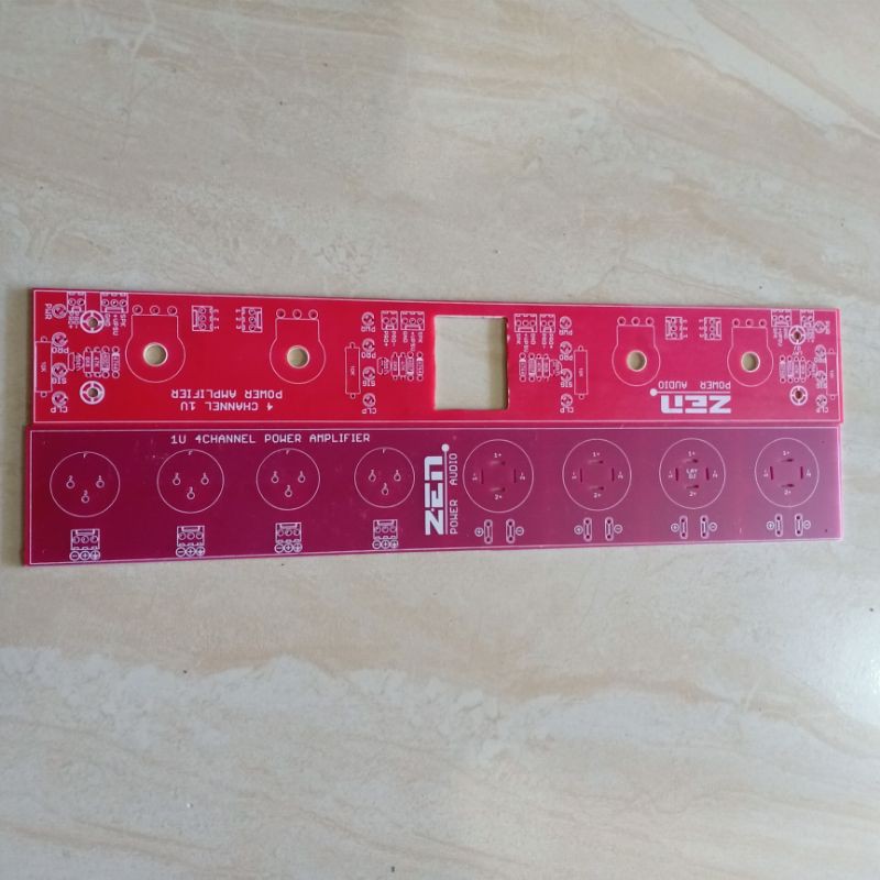 PCB panel depan belakang box power 1u & 1,5U ( 4 chanel )