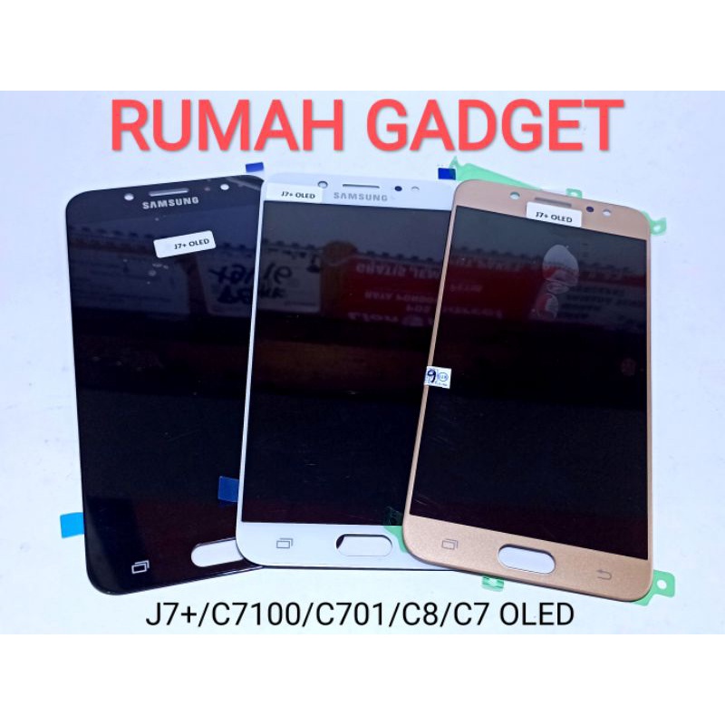 LCD SAMSUNG J7 PLUS/C7100/C8/C701/C7 2018 FULLSET TOUCHSCREEN OLED