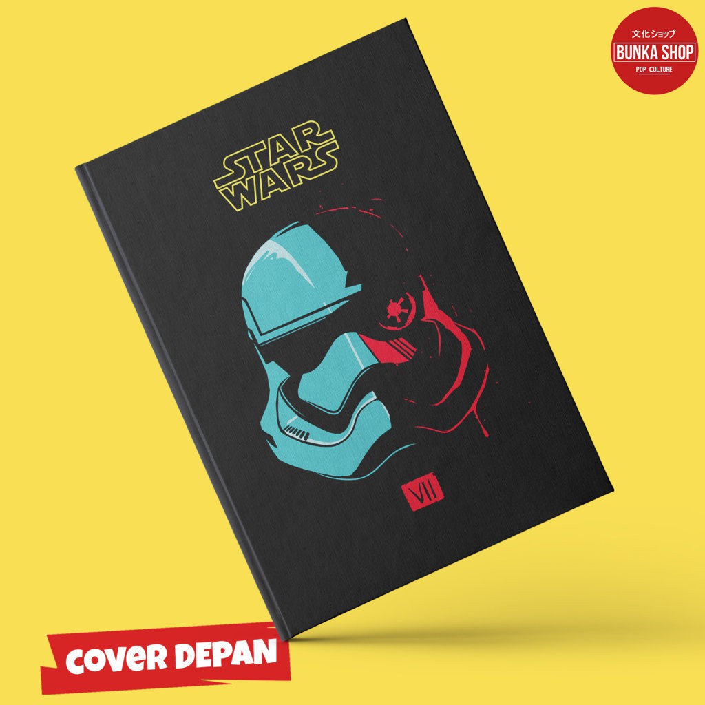 

Note Book Hardcover Star Wars Storm Trooper Ukuran A5 Buku Tulis Catatan Note Agenda Planner Jurnal Gift Couple