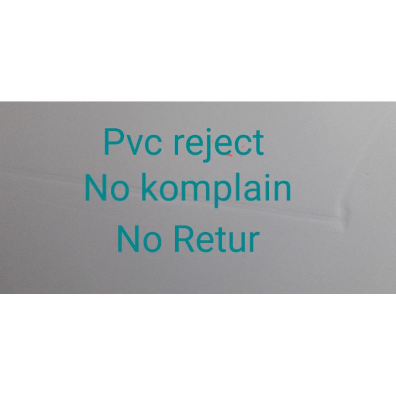 

[Reject] PVC reject 2mm dan 3mm uk 40cm x 60cm