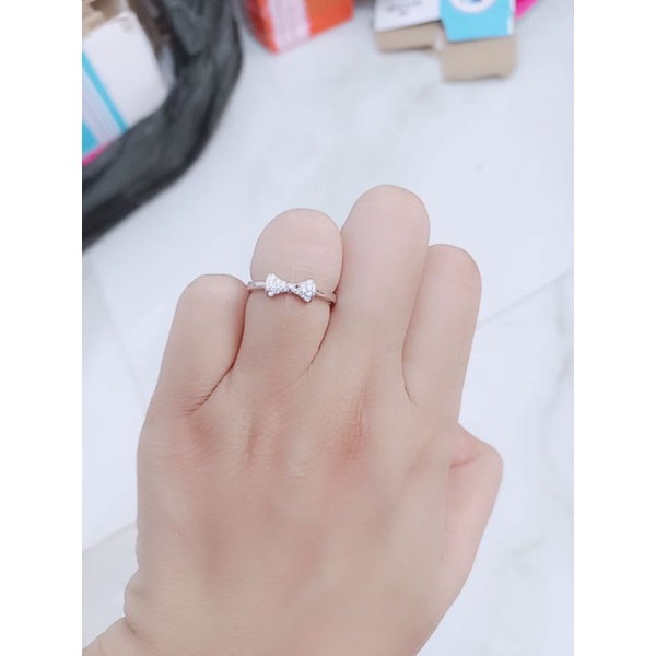 cinci kecil corr mp / cincin perak asli silver 925 lapis emas/ cincin fashion wanita impor