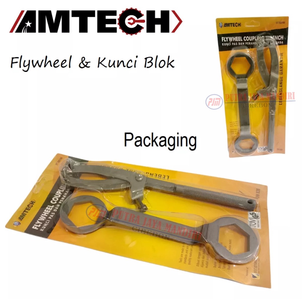 Amtech Paket Treker Cvt Tahanan Kopling Motor Matic &amp; Kunci Blok 39 x 41 Mm