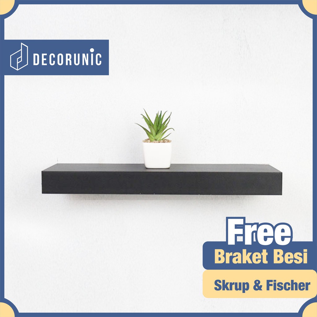 [Decorunic] Floating Shelf - Rak Dinding Minimalis ukuran 40 cm