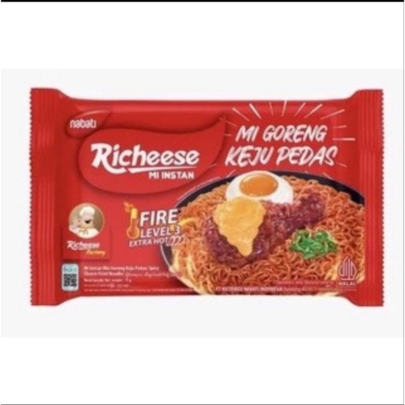 Mie Richeese mie instant keju 74gr