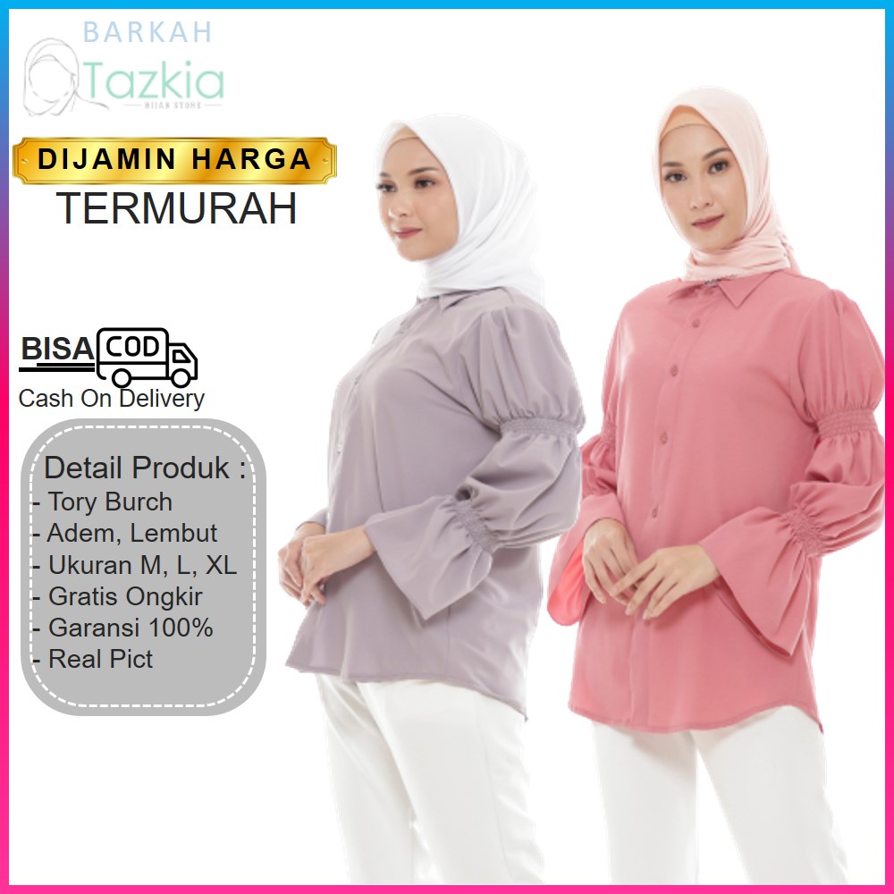 Blouse Lamia Baju Atasan Tunik Wanita Terbaru 2022 Blouse Wanita Blous Fashion Muslim Korea Blush Bl