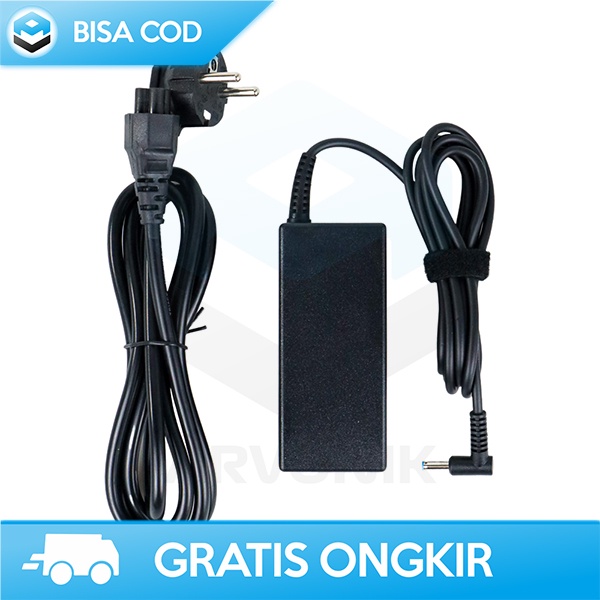 HP AC ADAPTER KABEL POWER 19.5V 65W EU PLUG MICKEY MOUSE UNTUK LAPTOP