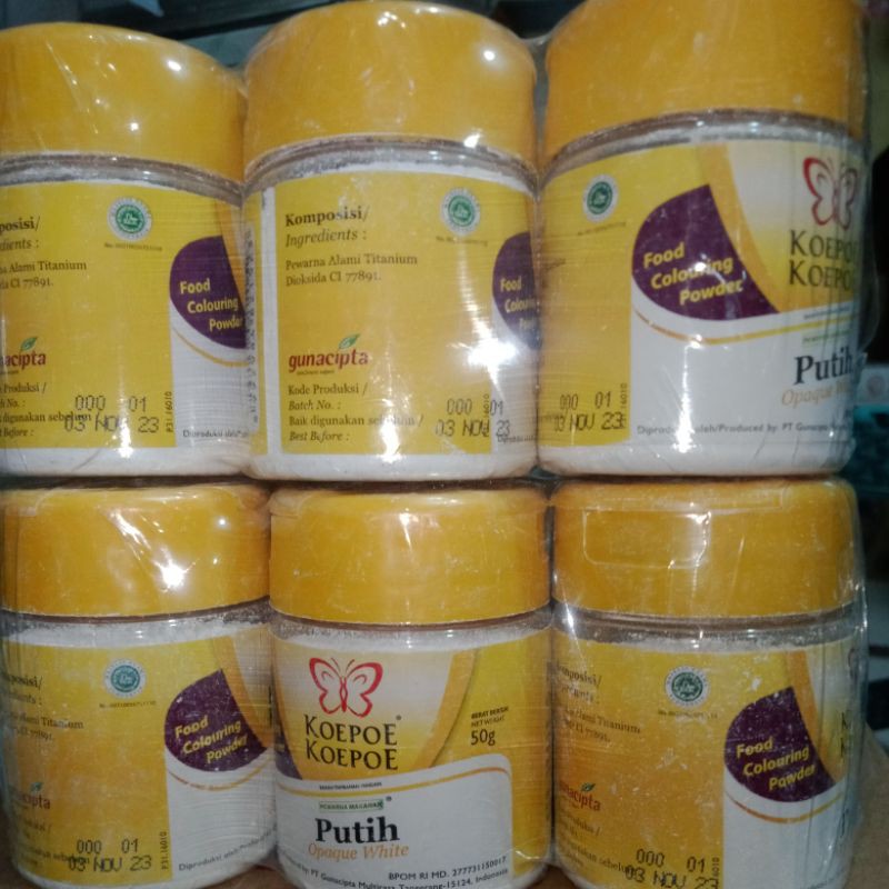 

Pewarna Putih Makanan Opaque White
