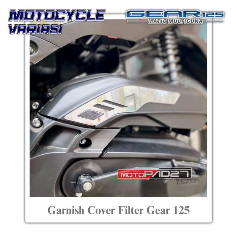 Garnish Cover Filter Yamaha Gear 125 Cover Tutup Filter Yamaha Gear 2002