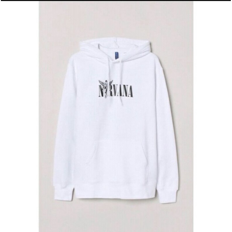 Hoodie H&M Nirvana White