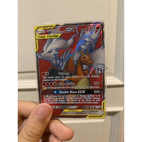 Reshiram & Charizard GX Pokemon TCG English