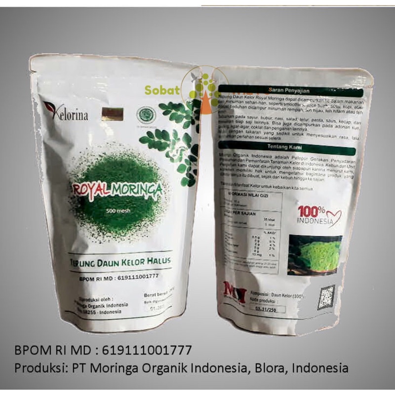 

KELORINA Tepung Daun Kelor 250 gram