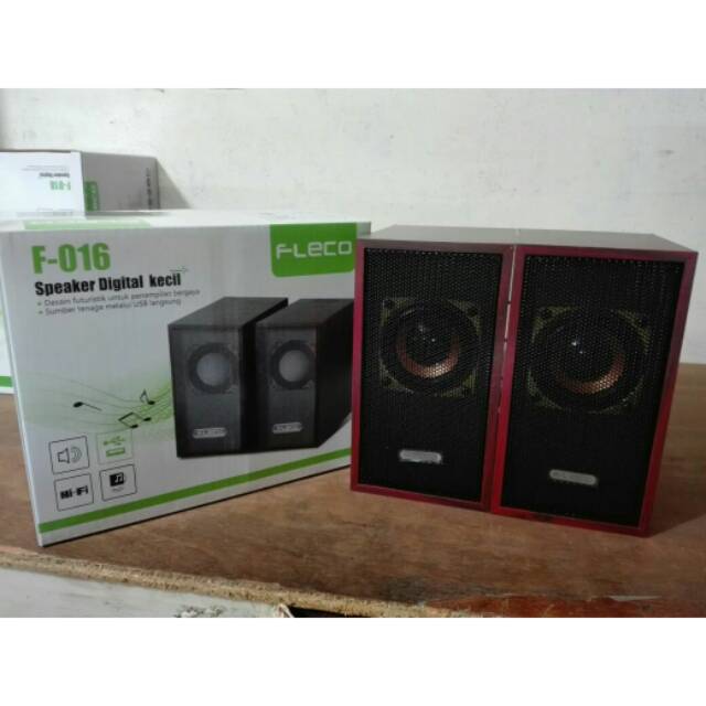 Speaker komputer Fleco F-016/speaker F016 Fleco digital kecil
