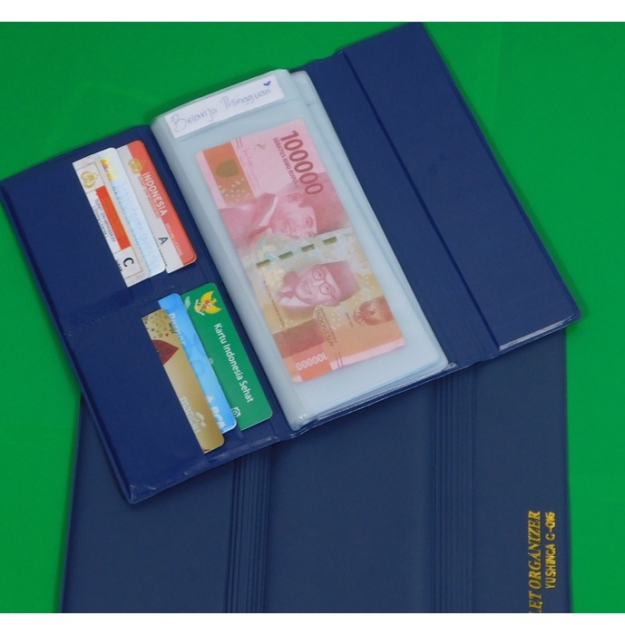 Dompet organizier - Dompet Keuangan Bulanan PAKE SLOT KARTU YOSHI