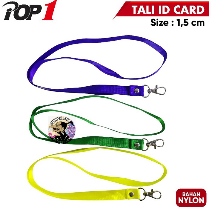 

[PCS] TALI NILON NYLON ID CARD 1.5 CM POP1