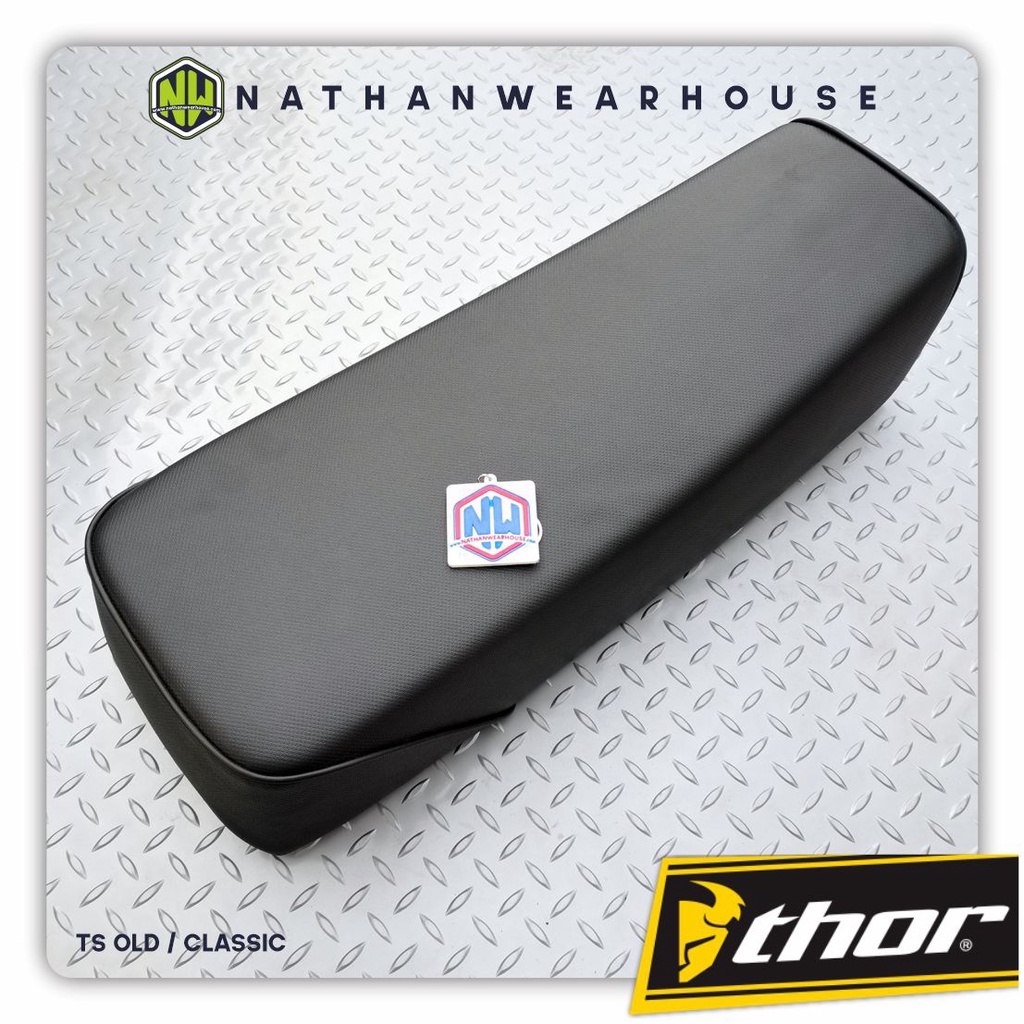 Jok Sadel Sedel Plastik Motor Trail TS OLD TS 125 ORI Hitam Black Thor