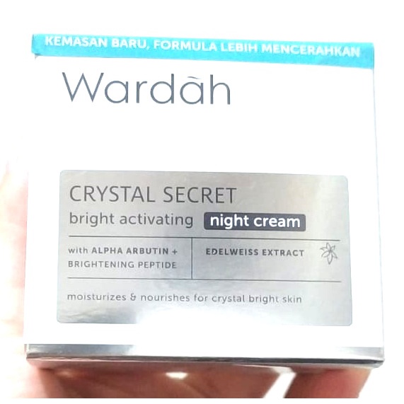 WARDAH WHITE SECRET (CRYSTAL SECRET) DAY/NIGHT CREAM 30GR