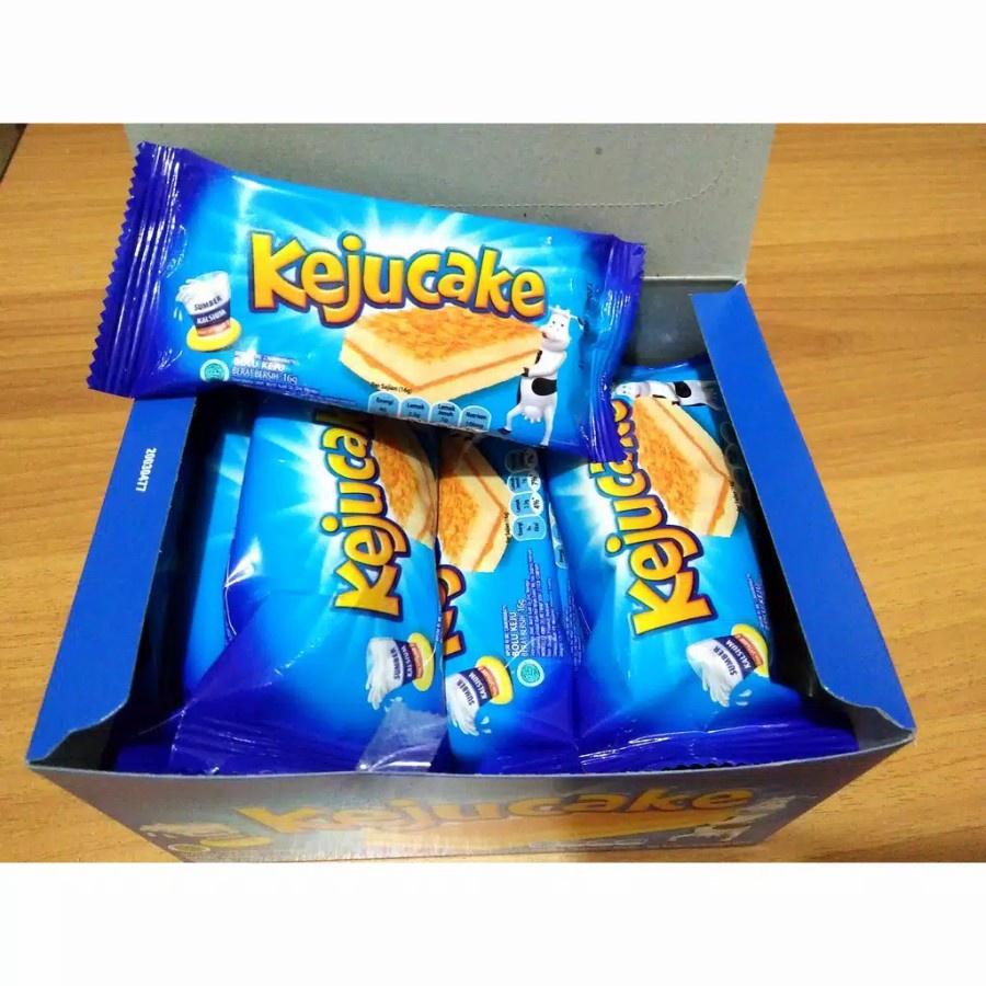 

Bolu keju cake Kraft per box isi 12