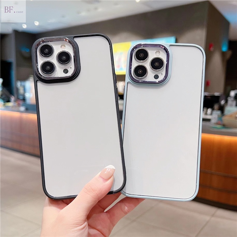 Hard Case Bahan Akrilik Transparan Untuk IPhone XR X XSMAX 6 7 8 Plus SE2 SE3 11 11Pro