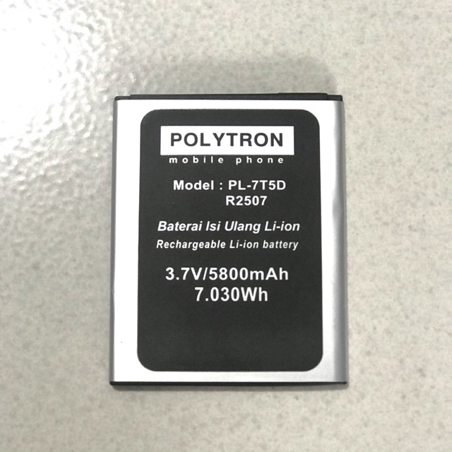 Baterai Polytron R2507 PL-7T5D Batre Batrai Battery HP