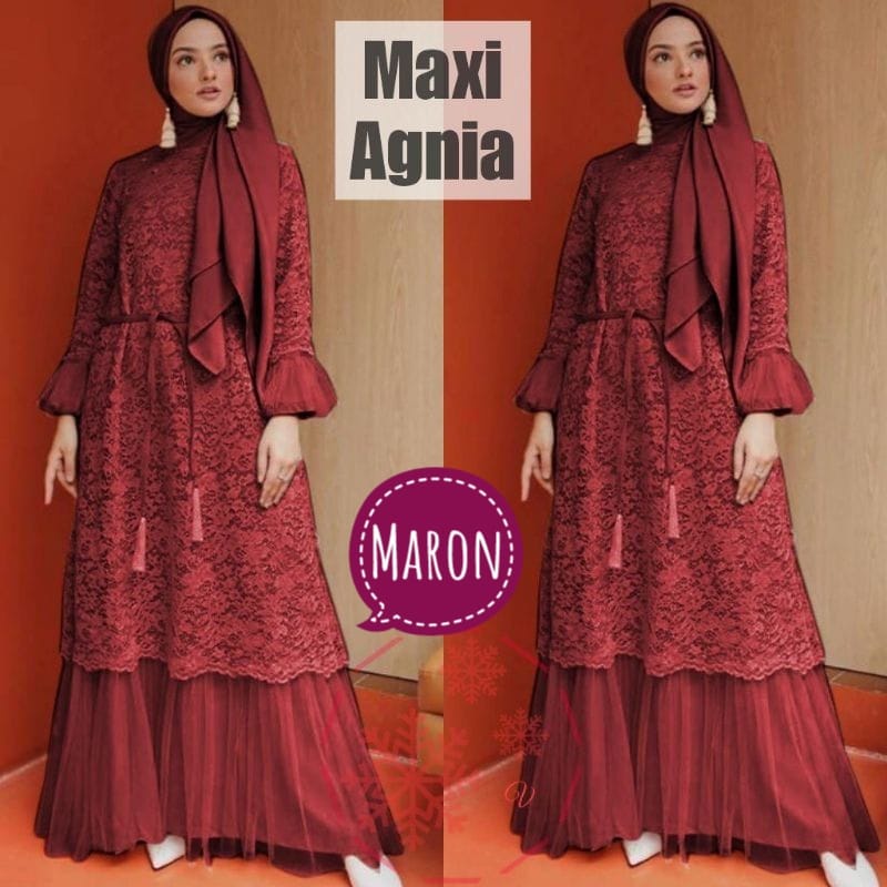 BJ - MAXI AGINA / GAMIS AGINA / GAMIS BRUKAT / GAMIS PESTA