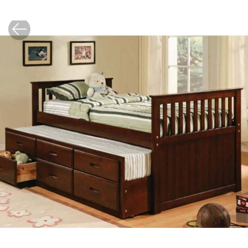 DIVAN ATAU RANJANG KAYU JATI MODEL SORONG