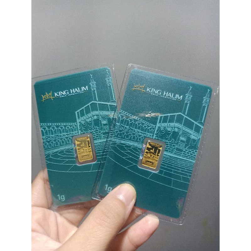 dompet plastik/king halim 1gr motif sio dan ka'bah unik