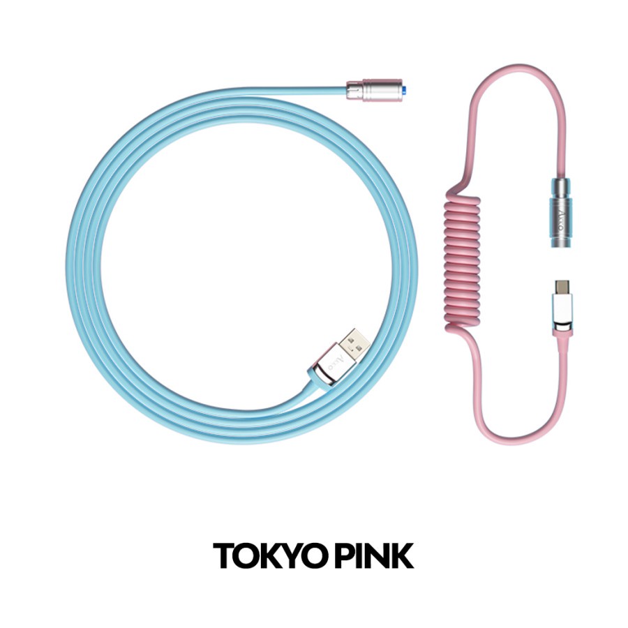 Akko Coiled Aviator Cable USB to Type-C for Mechanical Gaming Keyboard