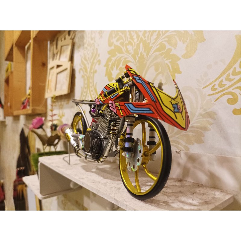 Miniatur Motor Herex 500m gl mp tiger cb racing