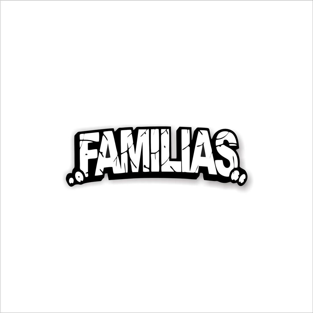 

STIKER FAMILIAS STIKER FAMILLIAS STIKER BRAND DISTRO HELM MOTOR STRIPING LAPTOP STIKER KOPER SATUAN