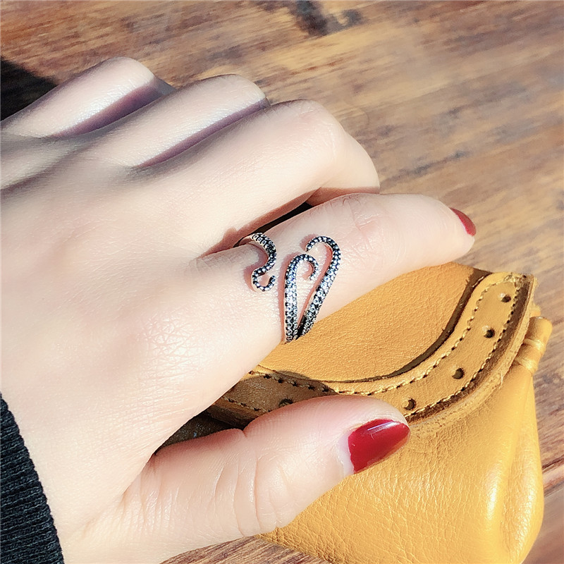 Unisex Fashion  Punk Style Octopus Ring / Popular Stainless Steel Finger Ring / Elegant Sliver Colour Sea Animal  Party Rings